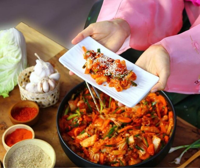 Korean Food Caption
