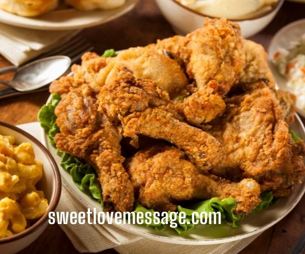 Fried Chicken Captions with Quotes