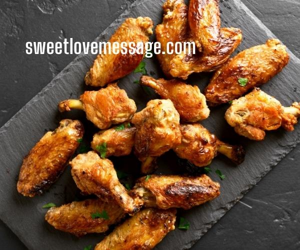 Chicken Wings Captions with Quotes